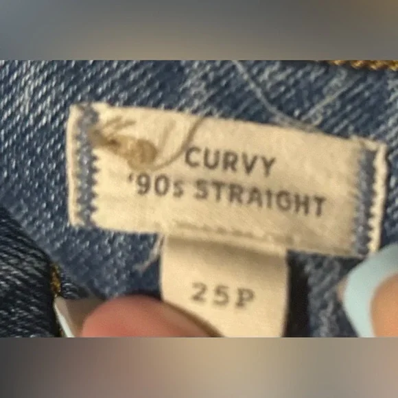 Madewell The Curvy '90s Straight Leg Jeans Size 25P - Picture 8 of 8